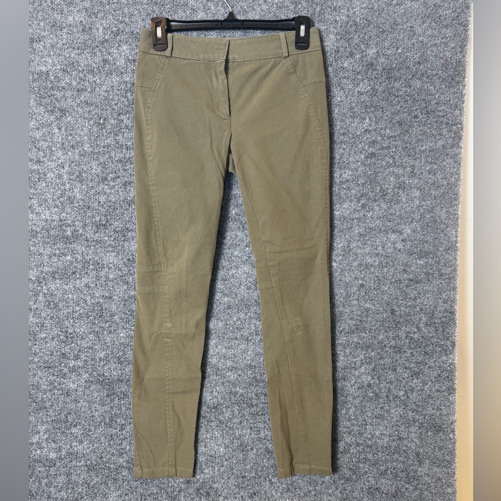Veronica Beard Olive Green Slim Fit Pants - Size 0